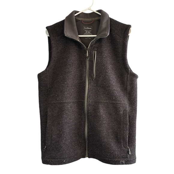 L.L. Bean Other - L.L. Bean Slightly Fitted Wool Blend Zipper Pockets Winter Men’s Vest Medium R
